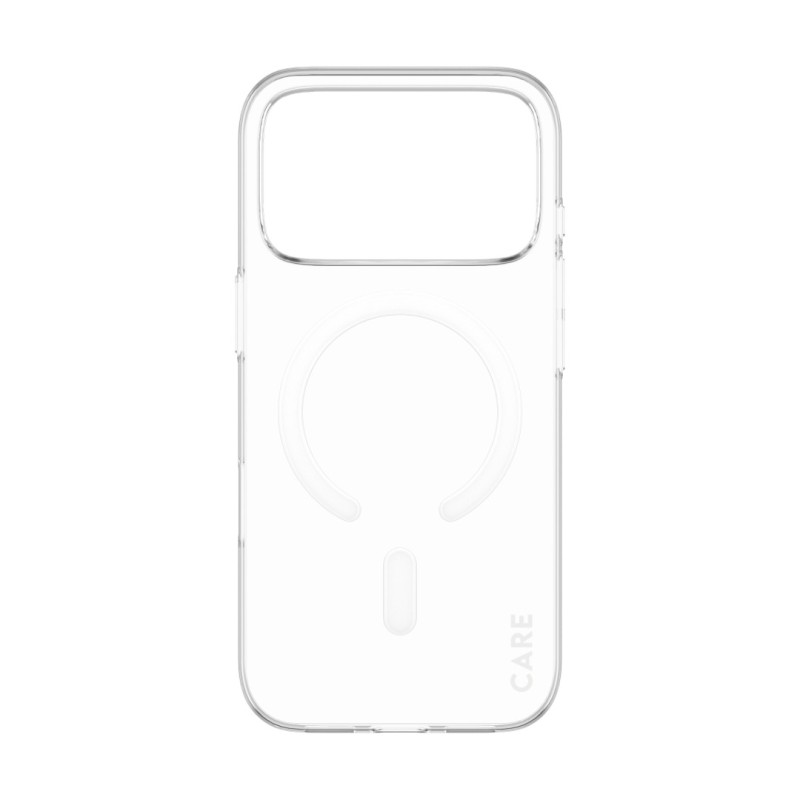 Гръб Care by PanzerGlass за iPhone 17 Pro / 18 Pro, MagSafe, SuperSlim, White | Phoneplay.bg