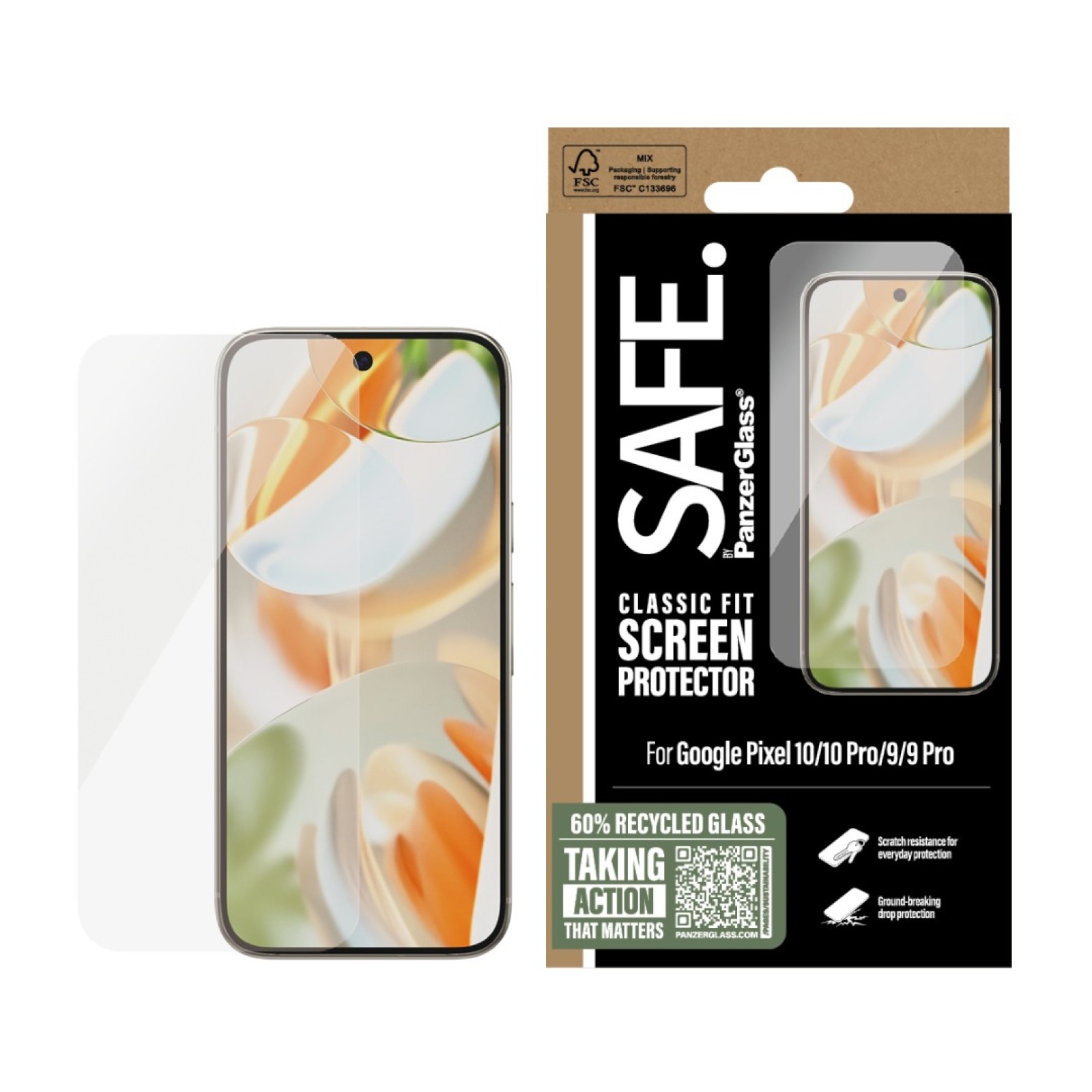 Стъклен протектор Safe за Google Pixel 10, Pixel 10 Pro, 9, 9 ProUWF, Antibacterial, Прозрачен - Протектор за Samsung Galaxy A56 | Phoneplay.bg