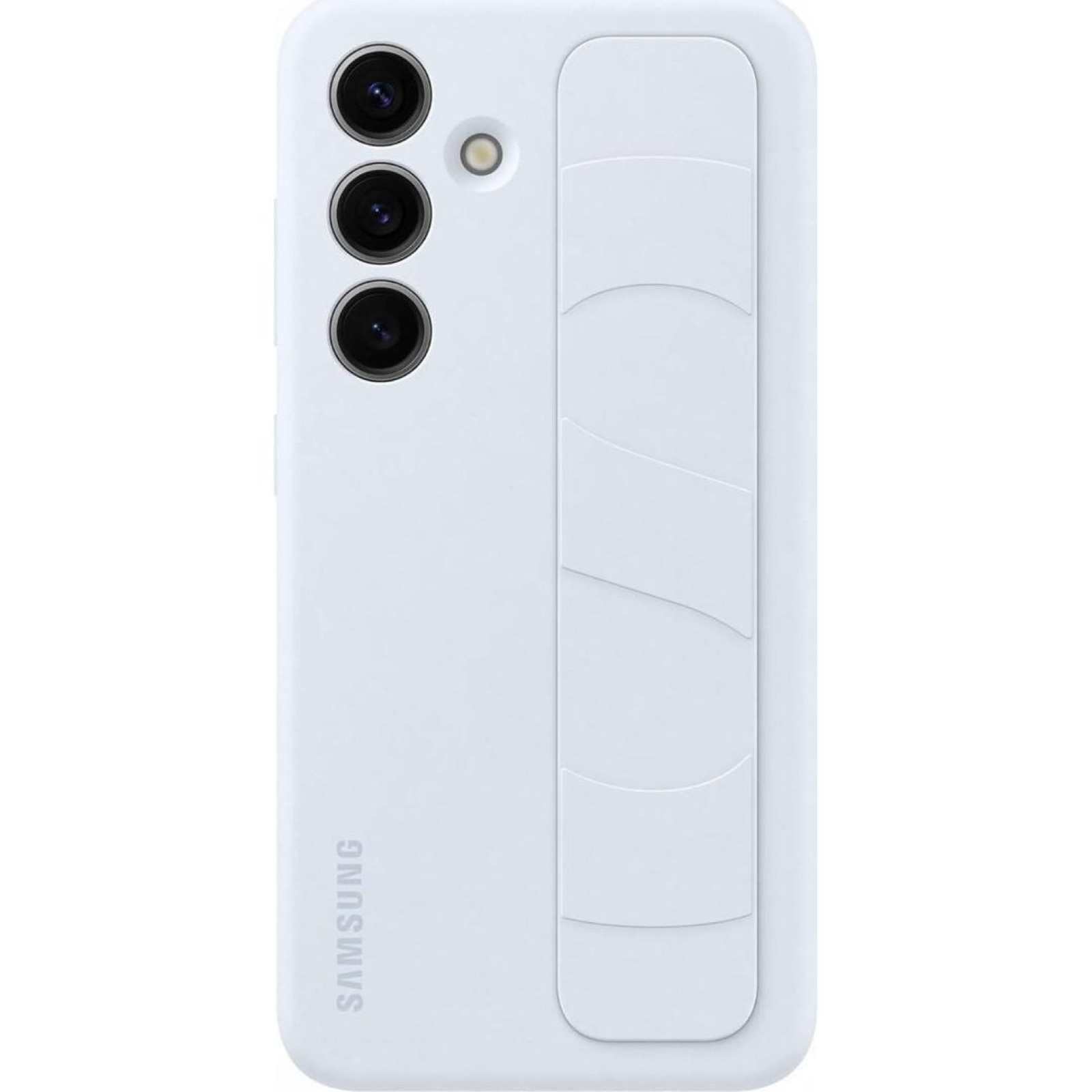 Оригинален гръб Samsung Standing Grip Cover за Galaxy S24 - Син, EF-GS921CLEGWW - Калъфи за Samsung Galaxy S24 | Phoneplay.bg