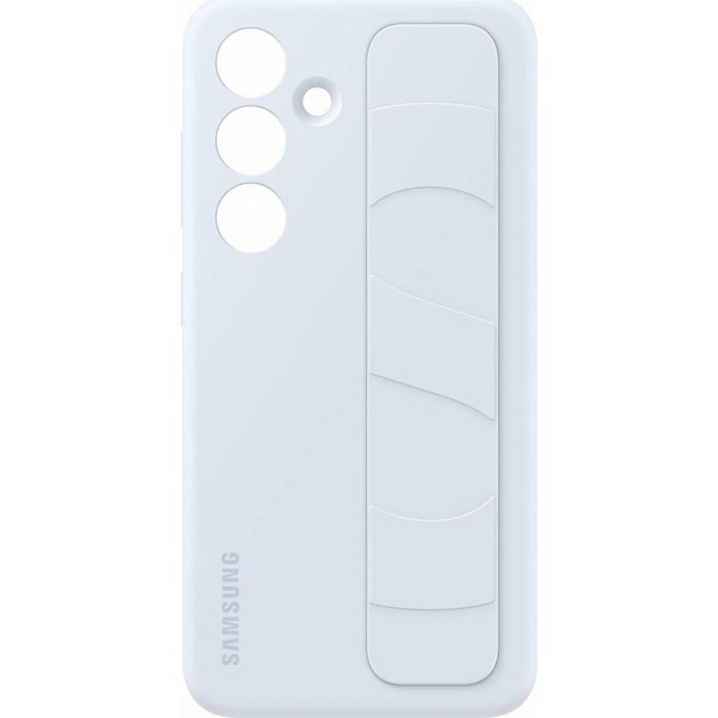 Оригинален гръб Samsung Standing Grip Cover за Galaxy S24 - Син, EF-GS921CLEGWW - Калъфи за Samsung Galaxy S24 | Phoneplay.bg