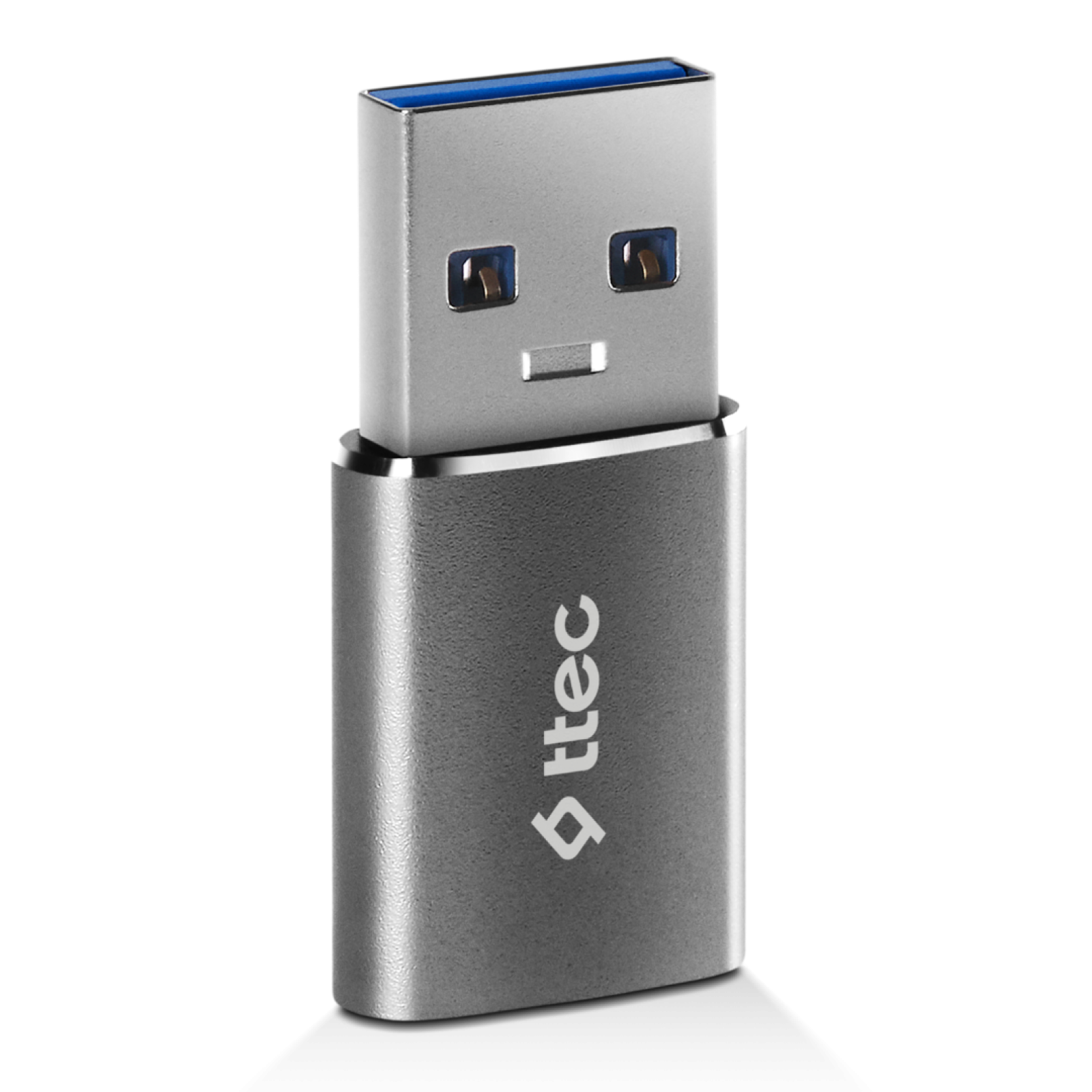 Адапттер OTG ttec USB-A -Type-C 3.0 OTG Converter - Черен - Data кабел и адаптери | Phoneplay.bg