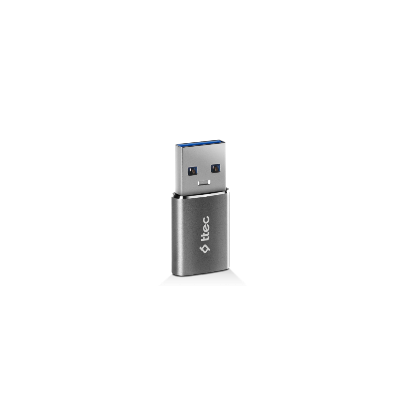 Адапттер OTG ttec USB-A -Type-C 3.0 OTG Converter - Черен - Data кабел и адаптери | Phoneplay.bg