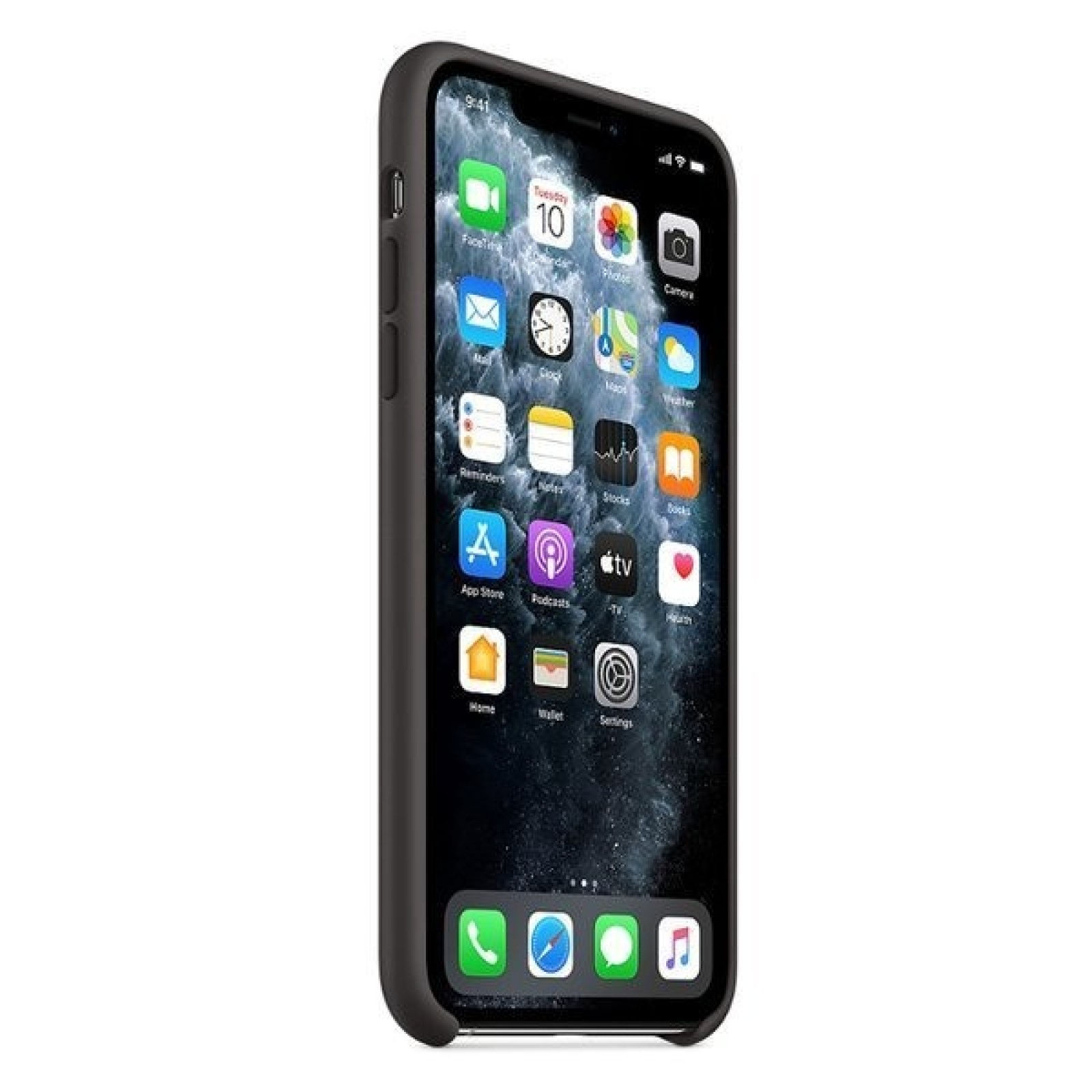 Оригинален Гръб Apple Silicone Cover за iPhone 11 Pro Max - Черен, MX002ZM/A - iPhone 11 Pro Max | Phoneplay.bg
