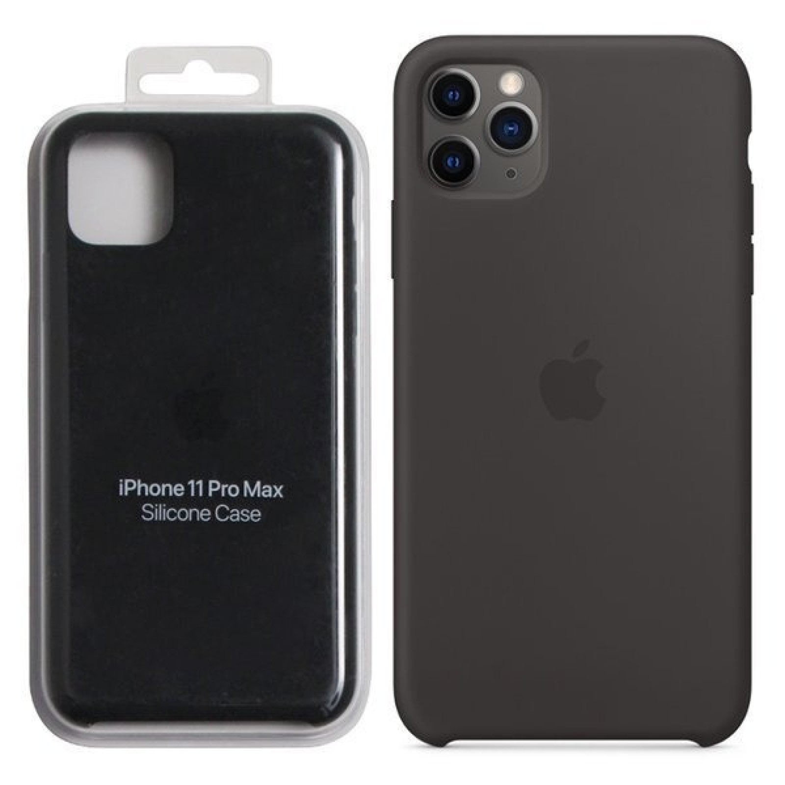 Оригинален Гръб Apple Silicone Cover за iPhone 11 Pro Max - Черен, MX002ZM/A - iPhone 11 Pro Max | Phoneplay.bg