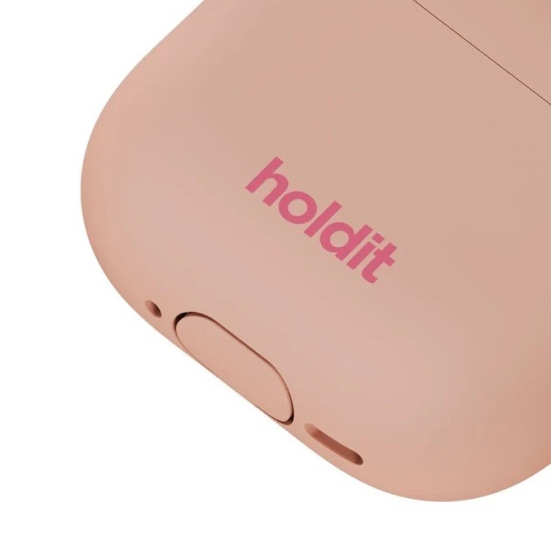 Калъф Holdit Silicone Case Solid AirPods 4 - Bare Pink - | Phoneplay.bg