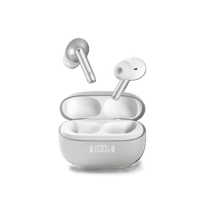 Bluetooth слушалки ttec AirBeat Pro ANC LCD TWS Bluetooth Headset - Сиви