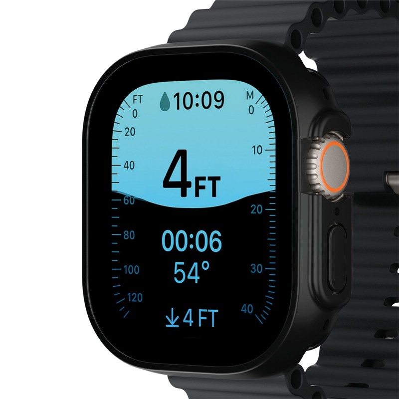 PanzerGlass Waterproof Full Body Case за Apple Watch Ultra 3, Ultra 2, Ultra, 49 mm, Черен