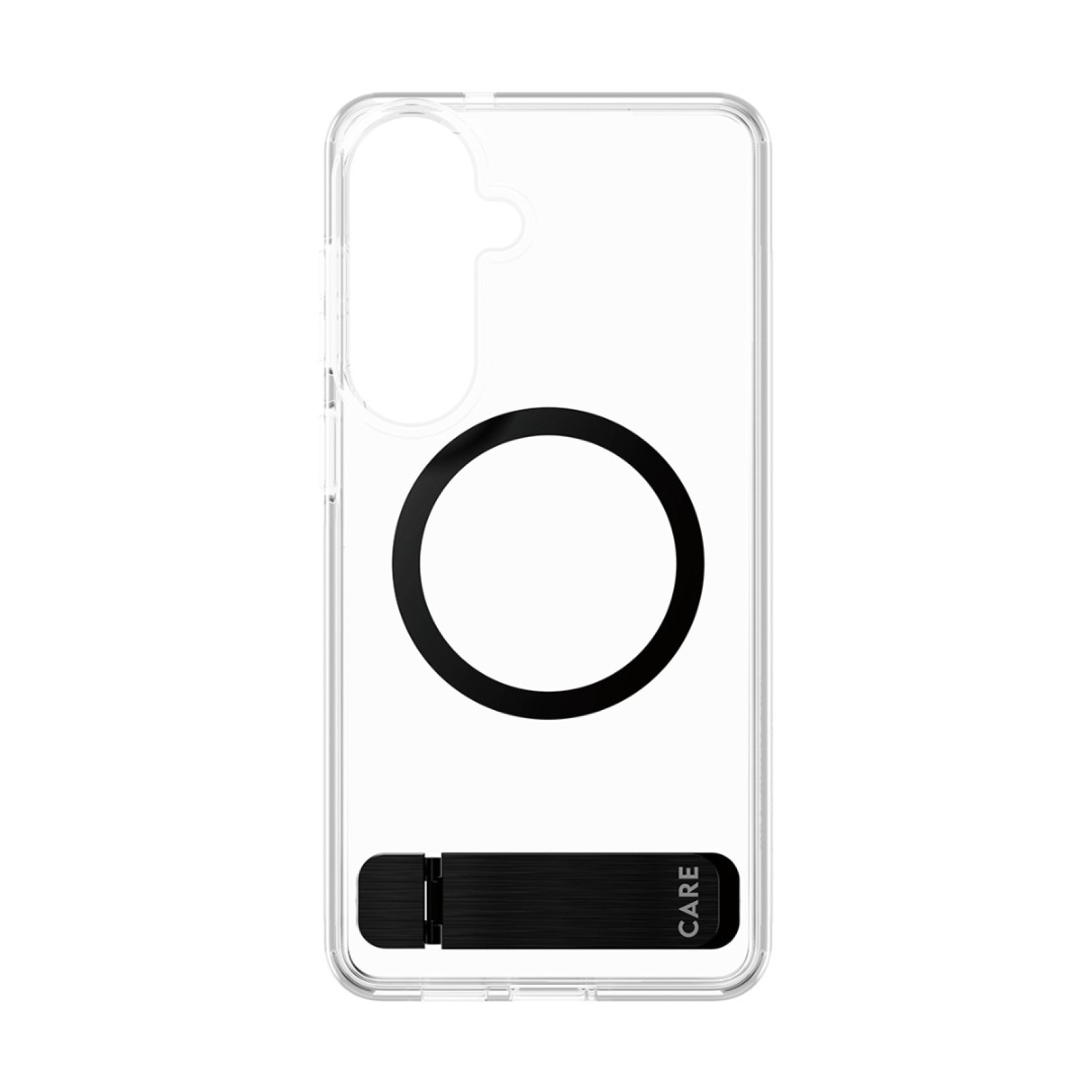 Гръб CARE by PanzerGlass за Samsung Galaxy S26 Plus, Urban Explorer Case w. Black Kickstand and Qi - Прозрачен - Калъфи за Samsung Galaxy S26+ | Phoneplay.bg