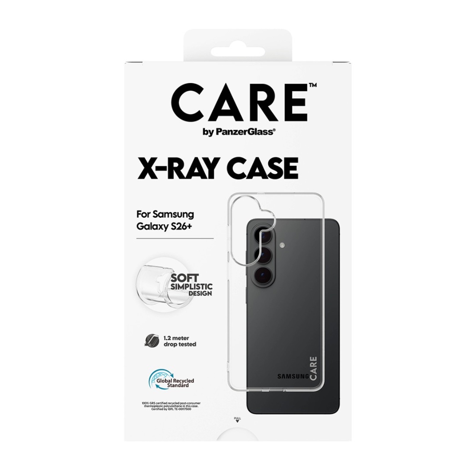 Гръб CARE by PanzerGlass за Samsung Galaxy S26 Plus, X-Ray Case - Прозрачен - Калъфи за Samsung Galaxy S26+ | Phoneplay.bg