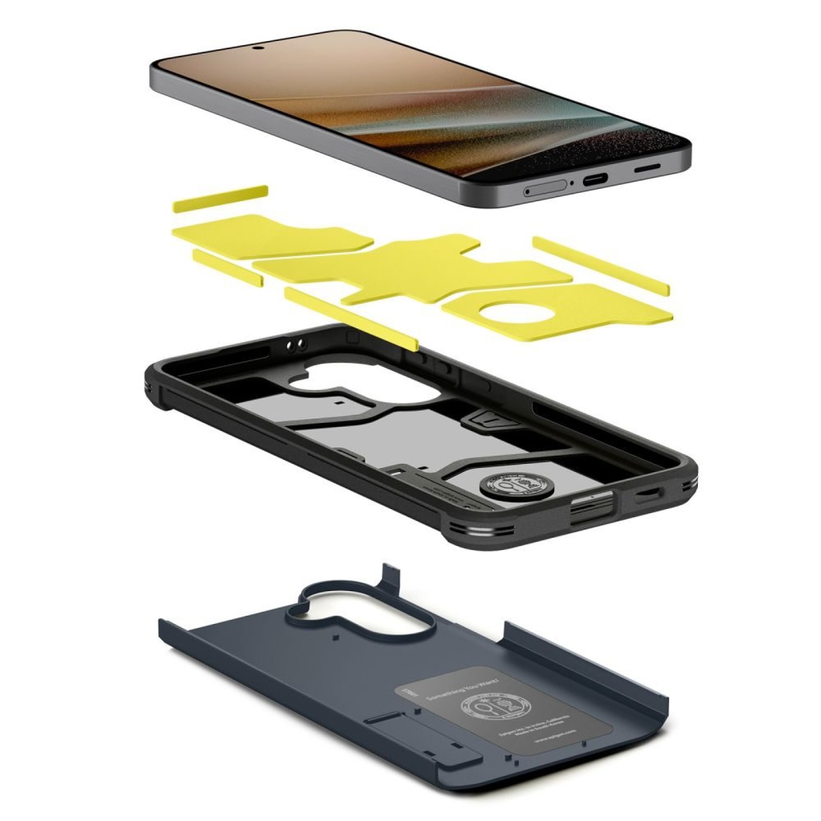 Гръб Spigen Tough Armor за Samsung Galaxy A57 5G - Metal Slate - Samsung Galaxy A57 | Phoneplay.bg