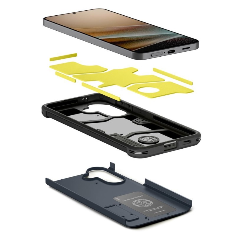 Гръб Spigen Tough Armor за Samsung Galaxy A57 5G - Metal Slate - Samsung Galaxy A57 | Phoneplay.bg