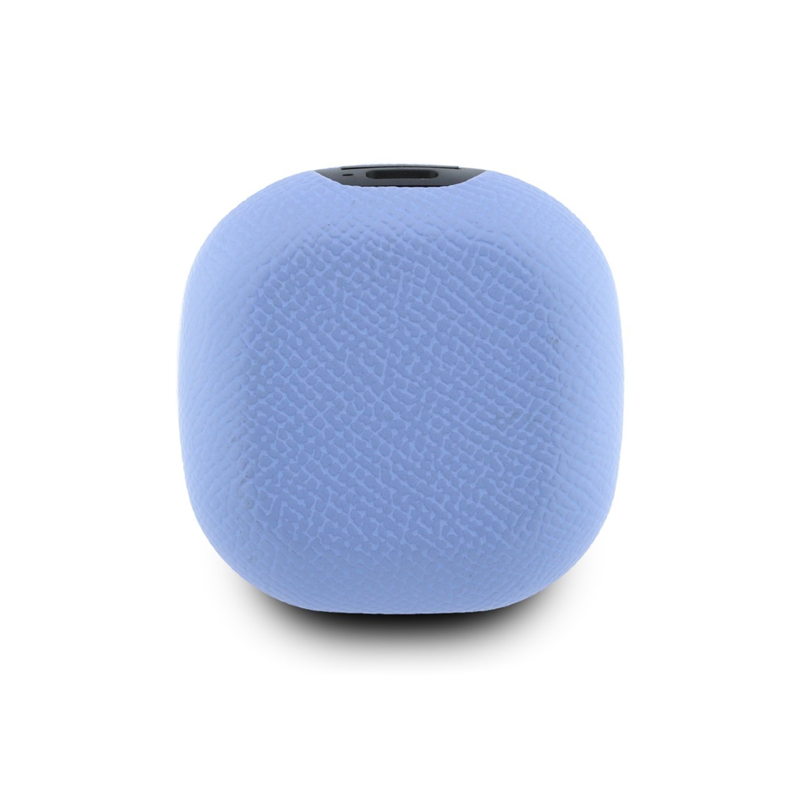 Bluetooth слушалки Guess TWS ENC Grained PU Square Script Metal - Светлосини