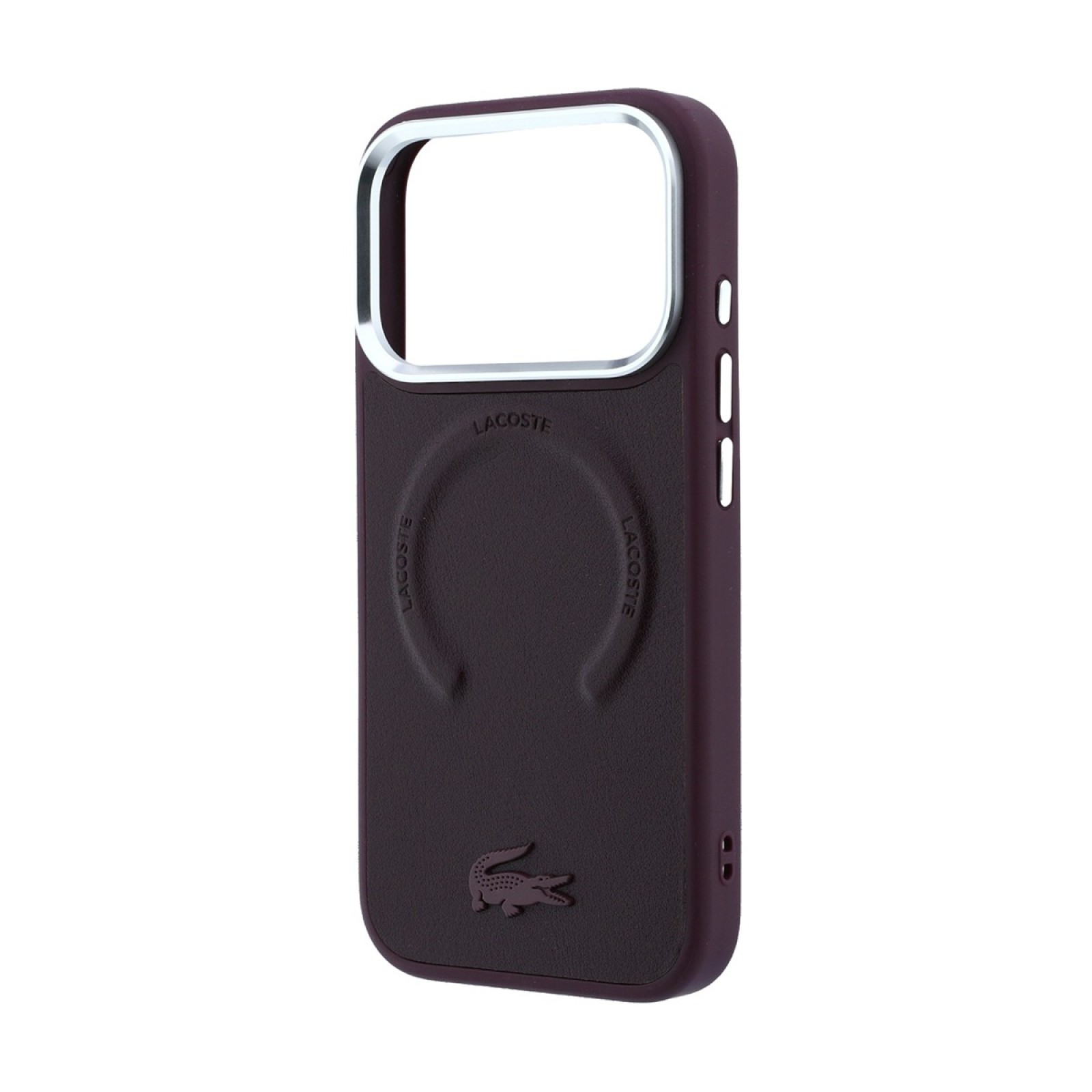 Калъф Lacoste за iPhone 18 Pro Max, PU Lenglen Icon MagSafe Case - Бордо