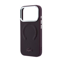 Калъф Lacoste за iPhone 18 Pro Max, PU Lenglen Icon MagSafe Case - Бордо