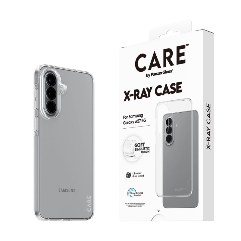 Гръб CARE by PanzerGlass за Samsung Galaxy A57 5G, X-Ray Case - Прозрачен - Samsung Galaxy A57 | Phoneplay.bg
