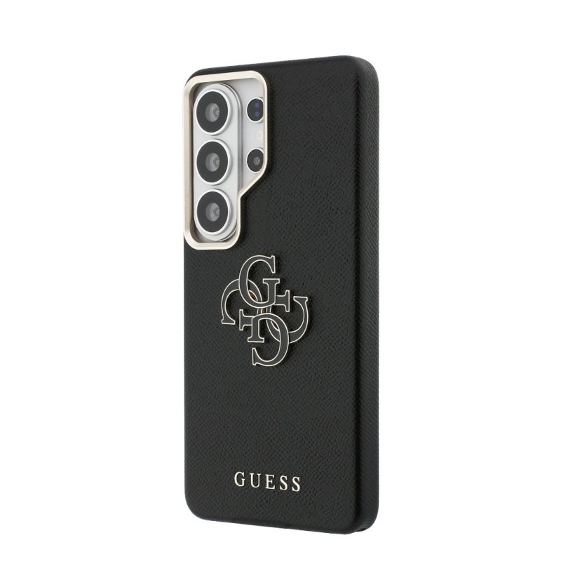 Гръб Guess за Samsung Galaxy S26 Ultra, PU, 4G Resin, Metal Logo - Черен - Калъфи за Samsung Galaxy S26 Ultra | Phoneplay.bg