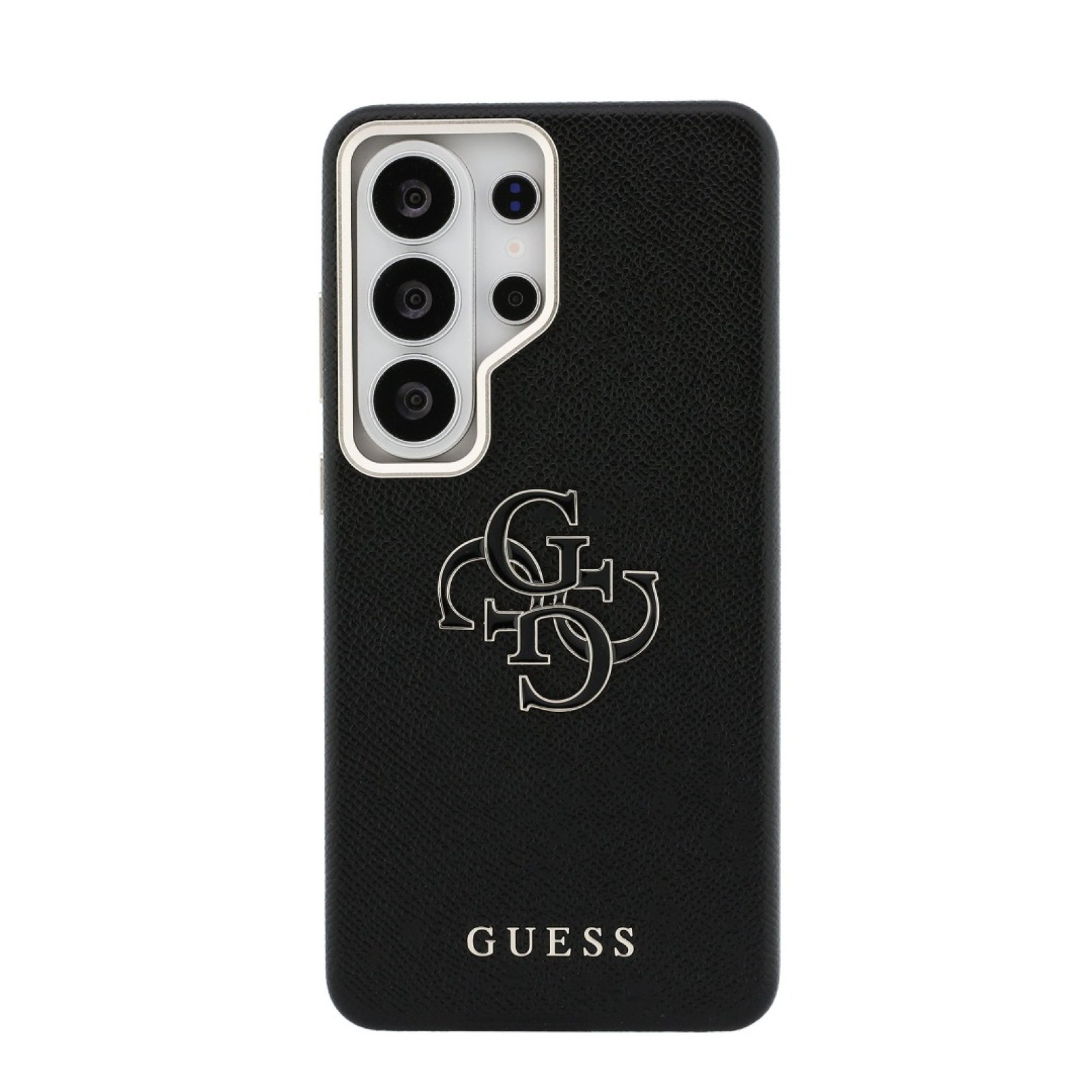 Гръб Guess за Samsung Galaxy S26 Ultra, PU, 4G Resin, Metal Logo - Черен - Калъфи за Samsung Galaxy S26 Ultra | Phoneplay.bg