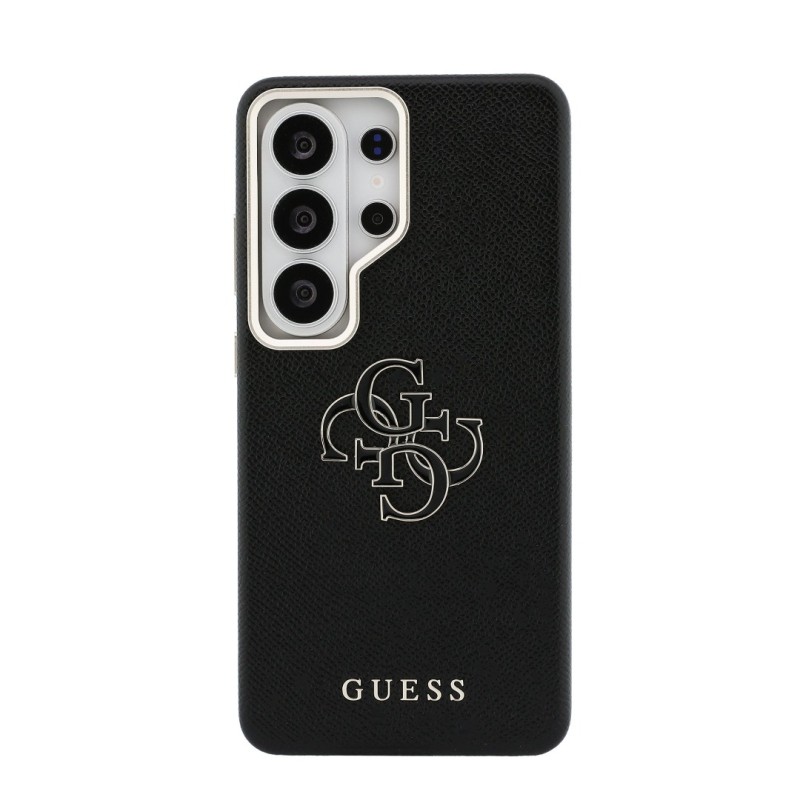 Гръб Guess за Samsung Galaxy S26 Ultra, PU, 4G Resin, Metal Logo - Черен - Калъфи за Samsung Galaxy S26 Ultra | Phoneplay.bg