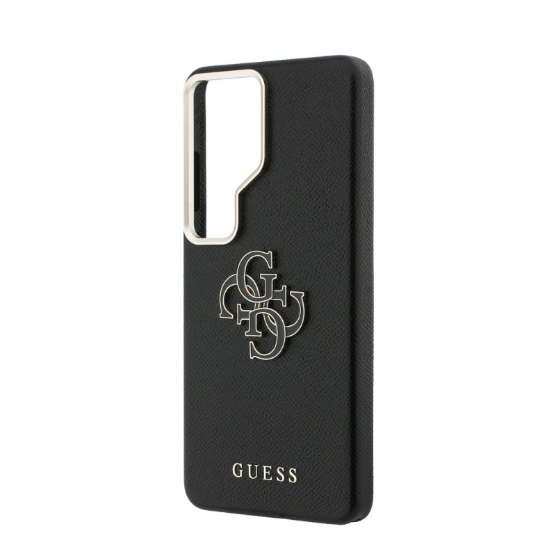 Гръб Guess за Samsung Galaxy S26 Ultra, PU, 4G Resin, Metal Logo - Черен - Калъфи за Samsung Galaxy S26 Ultra | Phoneplay.bg