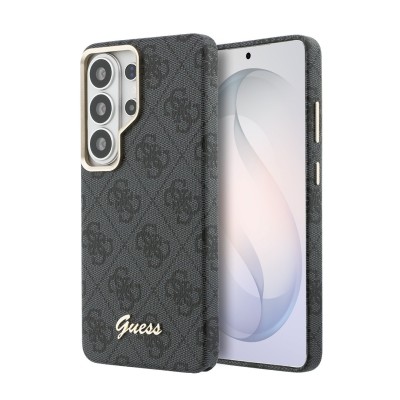 Калъф Guess за Samsung Galaxy S26 Ultra, PU, 4G, Script Metal Logo, Magnetic Case, Черен Калъф Guess за Samsung Galaxy S26 Ultra, PU, 4G, Script Metal Logo, Magnetic Case, Черен