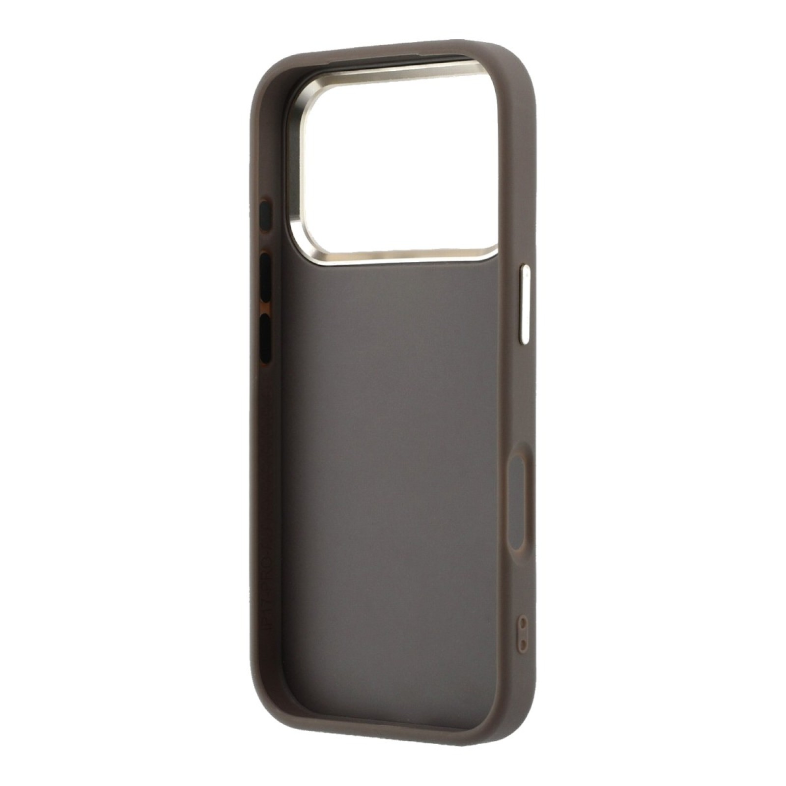 Кейс Guess PU 4G Strass Metal Logo Case за iPhone 18 Pro Max / 17 Pro Max - Кафяв