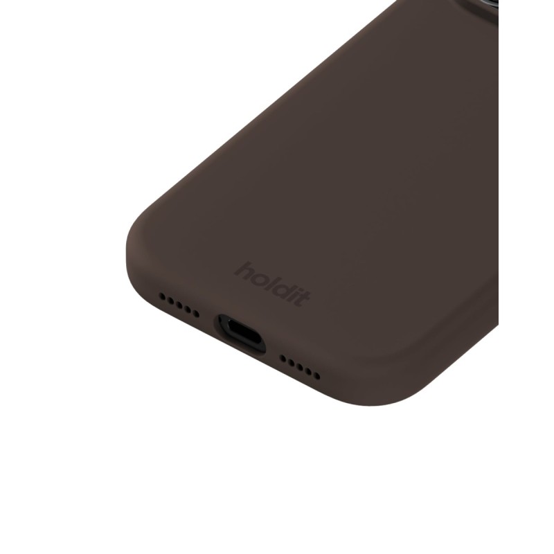 Кейс Holdit за iPhone 18 Pro / 17 Pro, Silicone Case - Кафяв - Калъфи за iPhone | Phoneplay.bg