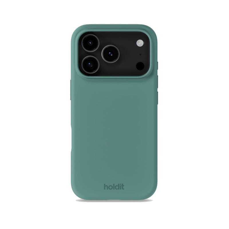 Кейс Holdit за iPhone 18 Pro / 17 Pro, Silicone Case - Зелен