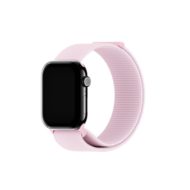 Каишка за часовник Holdit за Apple Watch 38/40/41/42 mm, 145-195mm, Nylon - Розова