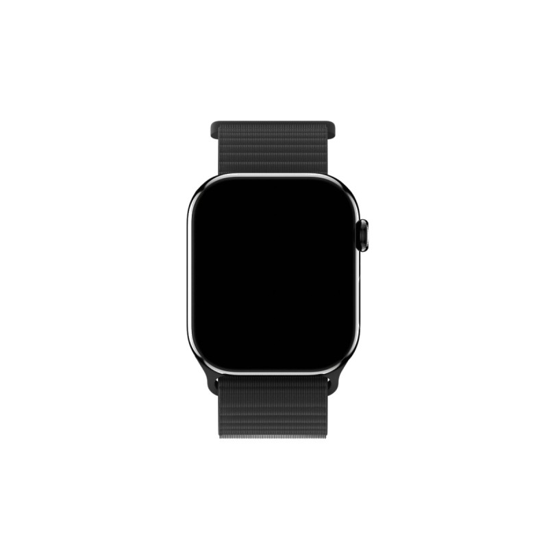 Каишка за часовник Holdit за Apple Watch 42/44/45/46/49 mm, 155-210mm, Nylon - Черна - Каишки за Apple Watch | Phoneplay.bg