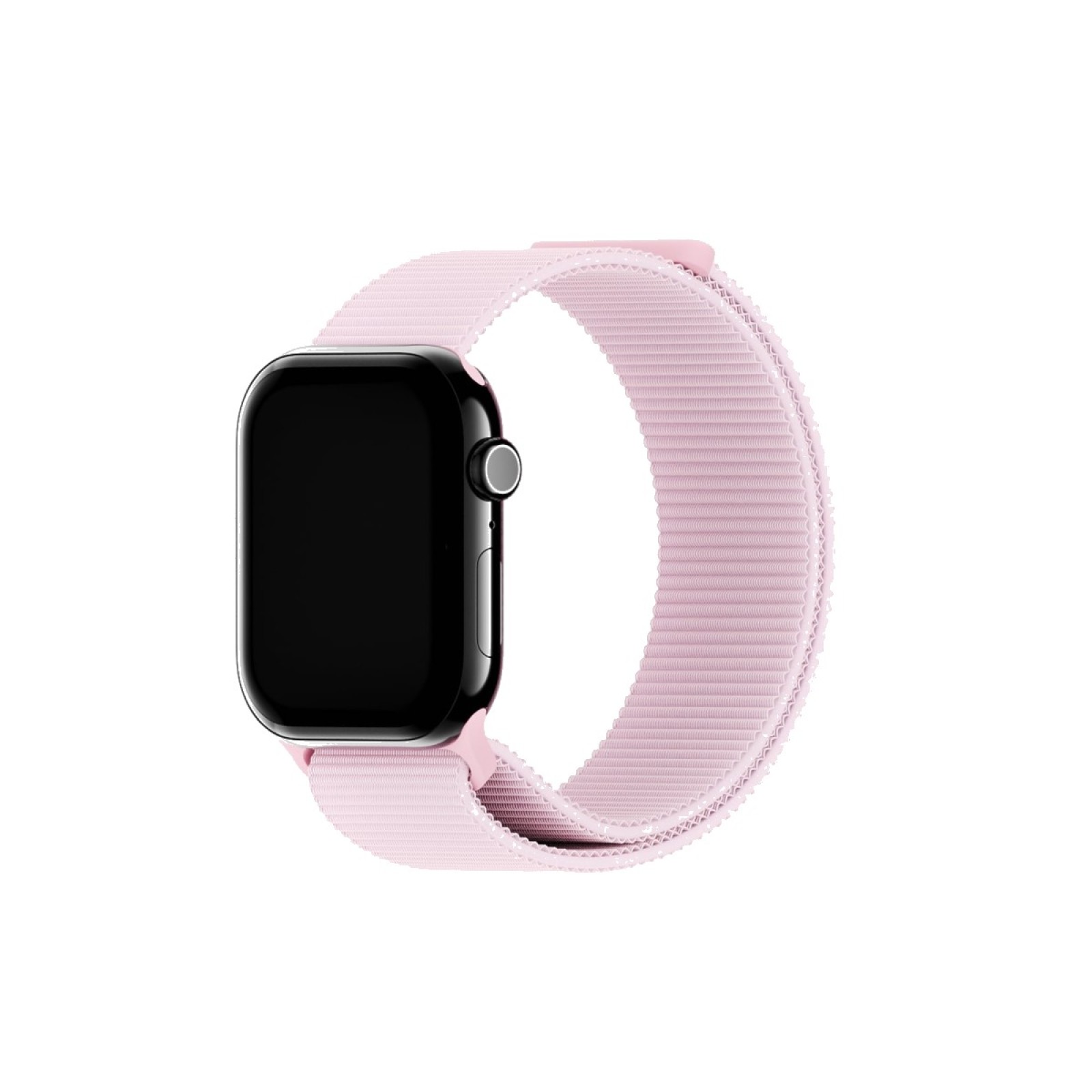 Каишка за часовник Holdit за Apple Watch 42/44/45/46/49 mm, 155-210mm, Nylon - Розова - Каишки за Apple Watch | Phoneplay.bg
