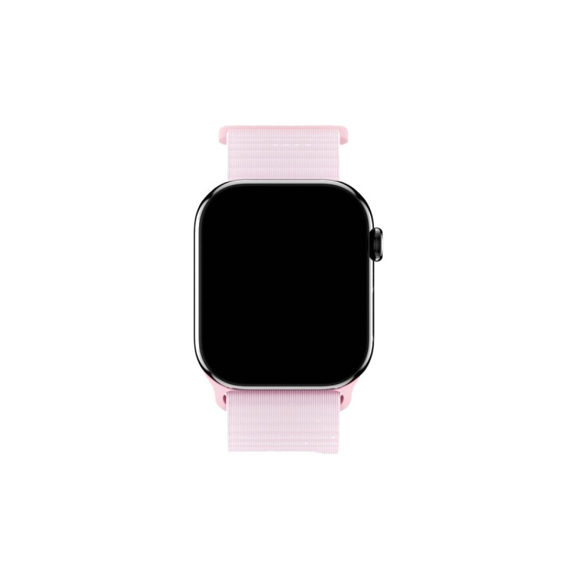 Каишка за часовник Holdit за Apple Watch 42/44/45/46/49 mm, 155-210mm, Nylon - Розова - Каишки за Apple Watch | Phoneplay.bg