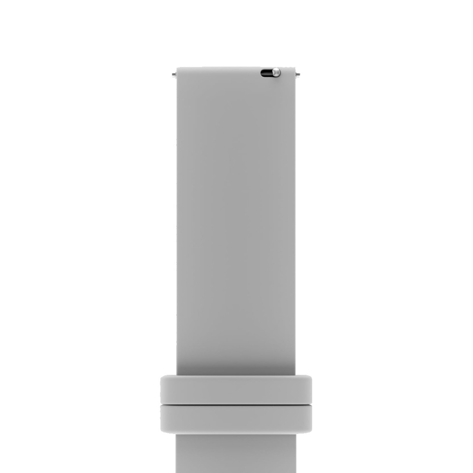 Каишка за часовник Holdit 20 mm, 155-195mm, Silicone - Светлосива - Каишки за смарт устройства | Phoneplay.bg