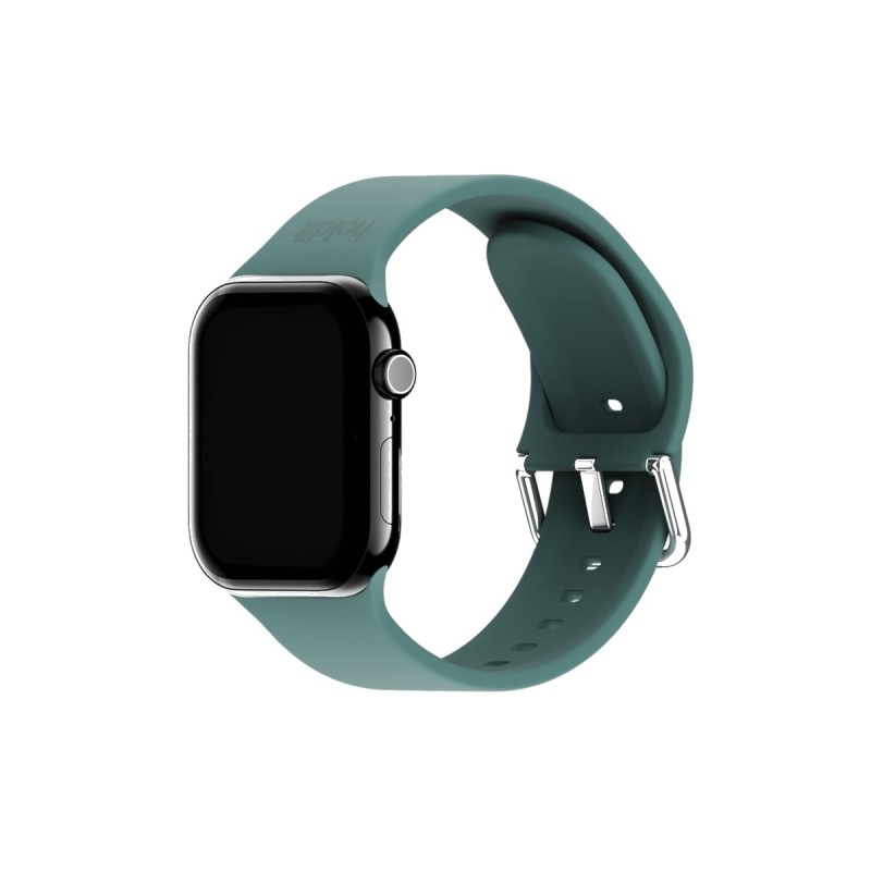Каишка за часовник Holdit за Apple Watch 42/44/45/46/49 mm, 155-210mm, Silicone - Зелена