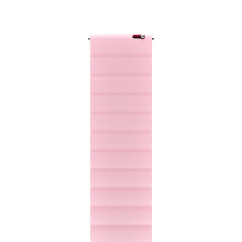 Каишка за часовник Holdit 20 mm, 125-173mm, Magnet, Silicone - Розова/Бежова - Каишки за смарт устройства | Phoneplay.bg