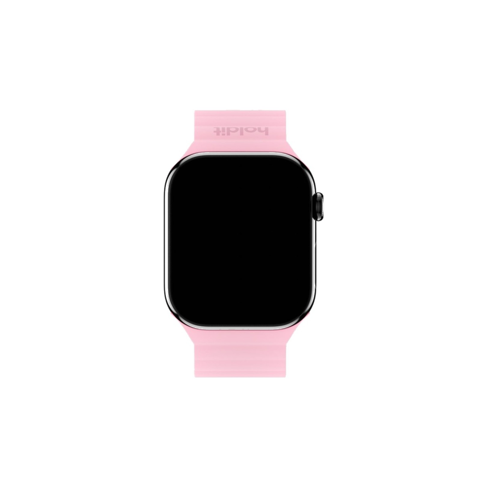 Каишка за часовник Holdit за Apple Watch 42/44/45/46/49 mm, 155-210mm, Magnet, Silicone - Розова/Бежова - Каишки за Apple Watch | Phoneplay.bg