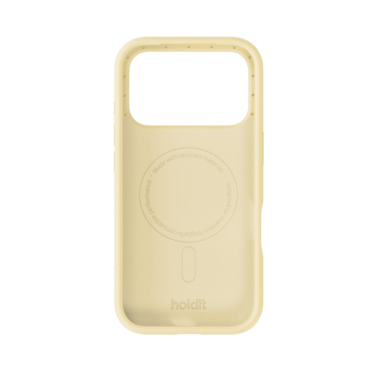 Кейс Holdit за iPhone 18 Pro / 17 Pro, Silicone MagSafe Case - Жълт - Калъфи за iPhone | Phoneplay.bg