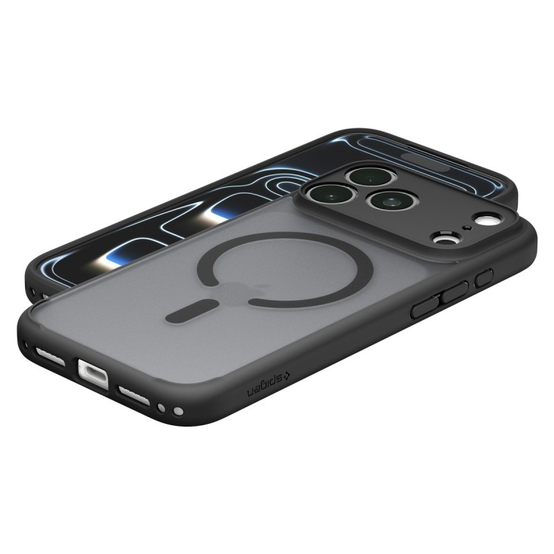 Кейс Spigen Ultra Hybrid MagSafe за iPhone 18 Pro / 17 Pro - Черен - Калъфи за iPhone | Phoneplay.bg