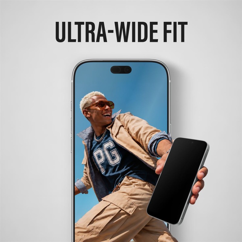 Стъклен протектор PanzerGlass за iPhone 18 Pro Max / 17 Pro Max, 2-Way Privacy, Ultra-Wide Fit w. FASTFIT IN-A-BOX | Phoneplay.bg