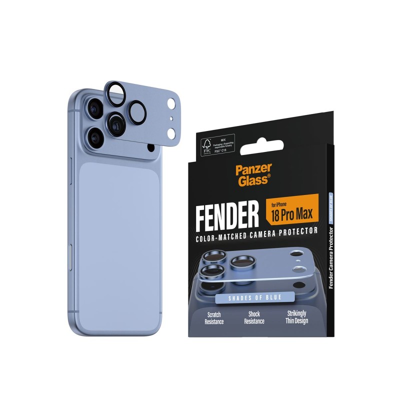 Протектор за камера PanzerGlass Hoops FENDER CLP за iPhone 18 Pro Max - Italian Blue