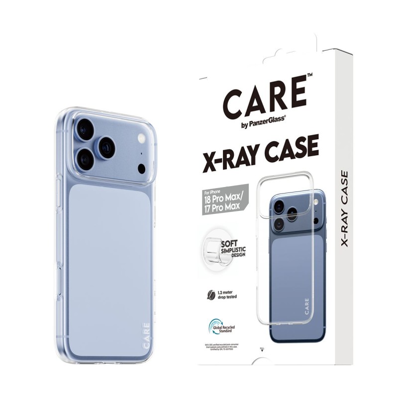 Кейс CARE by PanzerGlass за iPhone 18 Pro Max/17 Pro Max, X-Ray, Black