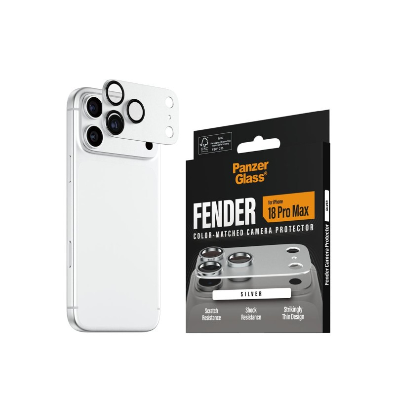 Протектор за камера PanzerGlass Hoops FENDER CLP за iPhone 18 Pro Max - Silver