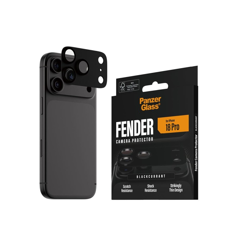 Протектор за камера PanzerGlass Hoops FENDER CLP за iPhone 18 Pro - Black Currant