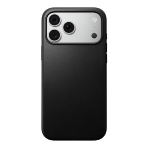 Кейс Nomad за iPhone 18 Pro Max / 17 Pro Max, Modern Leather Case - Черен