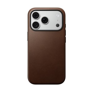 Кейс Nomad за iPhone 18 Pro / 17 Pro, Modern Leather Case - Кафяв