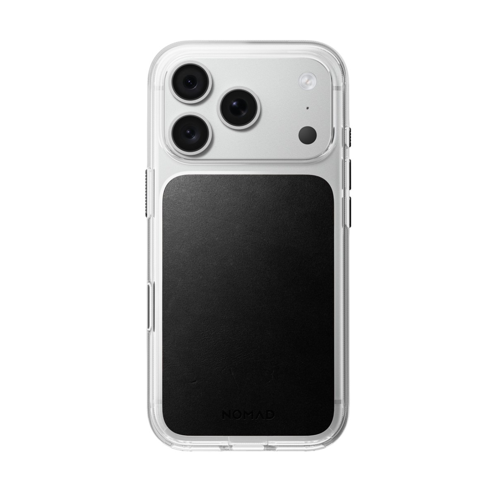 Кейс Nomad за iPhone 18 Pro / 17 Pro, Clear Leather Case Horween - Черен - Калъфи | Phoneplay.bg