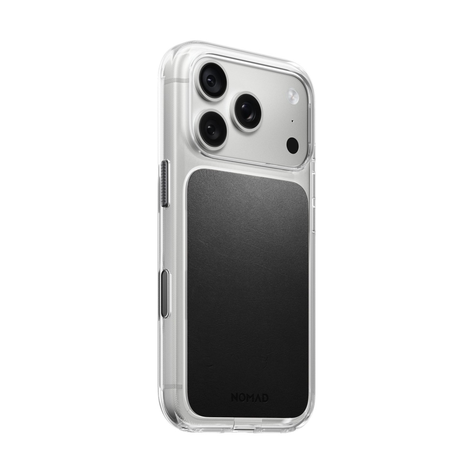 Кейс Nomad за iPhone 18 Pro / 17 Pro, Clear Leather Case Horween - Черен - Калъфи | Phoneplay.bg