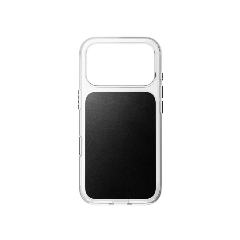 Кейс Nomad за iPhone 18 Pro / 17 Pro, Clear Leather Case Horween - Черен - Калъфи | Phoneplay.bg