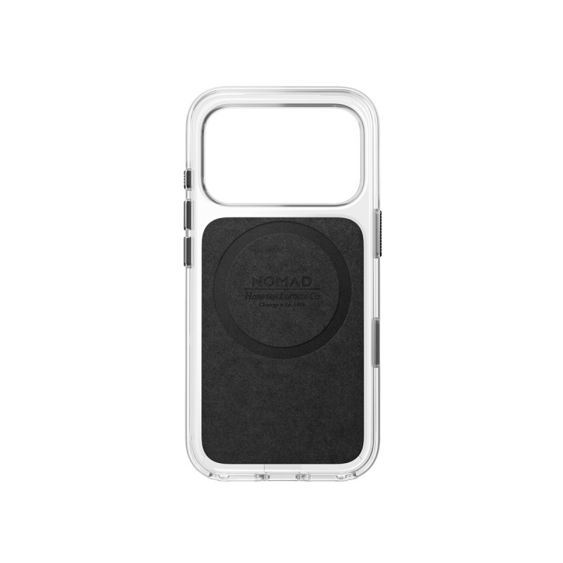 Кейс Nomad за iPhone 18 Pro / 17 Pro, Clear Leather Case Horween - Черен - Калъфи | Phoneplay.bg