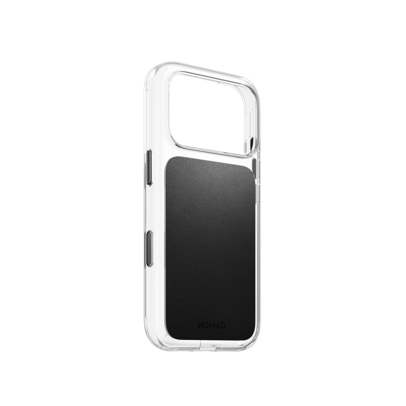 Кейс Nomad за iPhone 18 Pro / 17 Pro, Clear Leather Case Horween - Черен - Калъфи | Phoneplay.bg