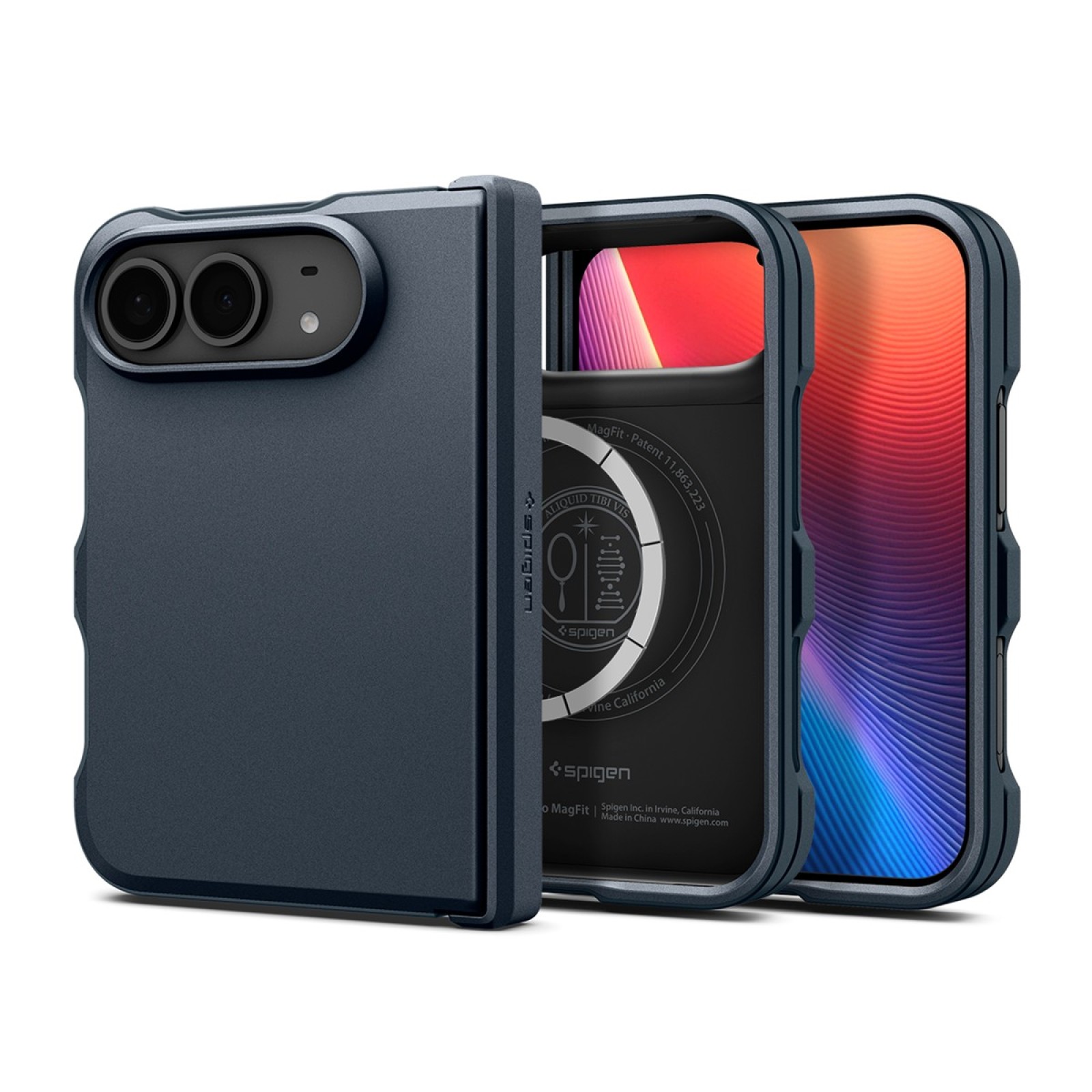Кейс Spigen за iPhone Duo, Tough Armor Pro MagSafe Case - Metal Slate - Калъфи | Phoneplay.bg